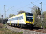 612 112 im April 2020 bei Metzingen (Württ.) auf dem Weg nach Stuttgart